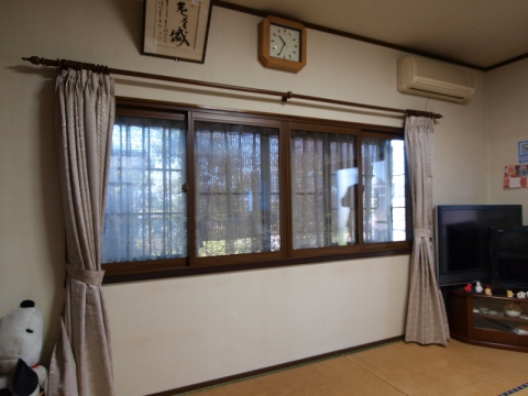 【坂出川津町店】今ある窓の内側に内窓を取り付けて、居間、台所が心地よい空間になりました。